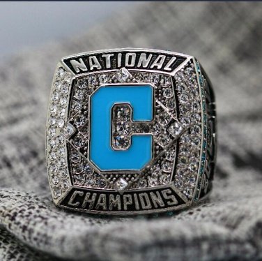 2016 Coastal Carolina Chanticleers NCAA Baseball Championship ring Size 8 9 10 11 12 13 14