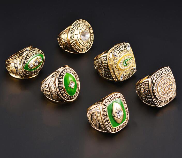 A Set 1961 1965 1966 1967 1996 2010 Green Bay Packers Super Bowl ...