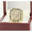 1995 New Jersey Devils Stanley Cup Championship ring Size 11 Back Solid
