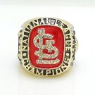 1985 St. Louis Cardinals World Series Championship ring Size 11 Back Solid