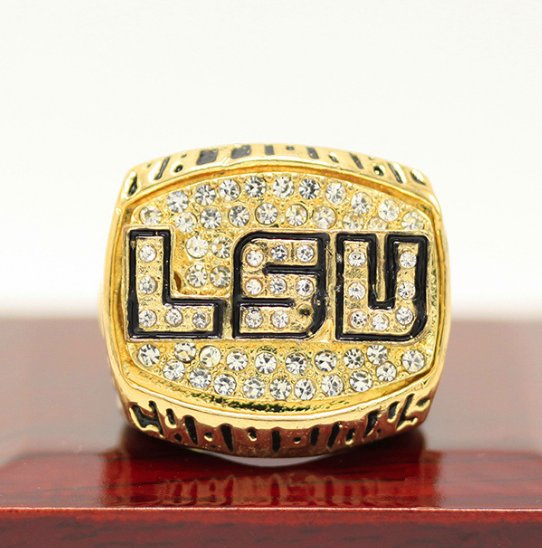 2007 LSU Tigers Football NCAA National College Championship ring Size ...