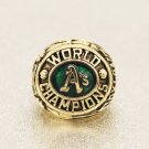 1974 Oakland Athletics World Series Championship ring Size 11 Back Solid