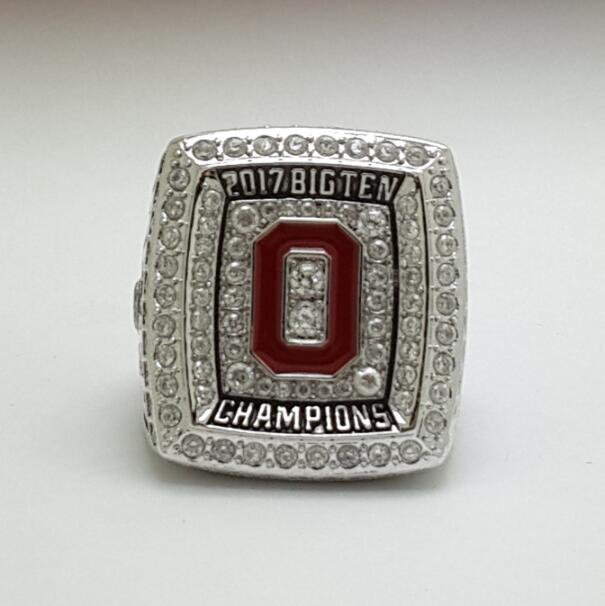 2017 Ohio State Buckeyes Big Ten Championship Ring Size 10 Solid High 