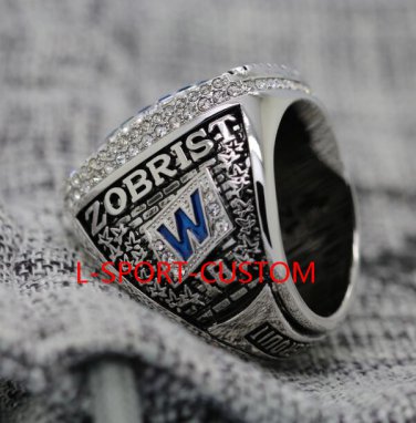 ZOBRIST 2016 Chicago Cubs World Series Championship ring size 14