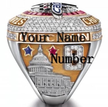 Custom Name & Number for 2018 Washington Capitals Stanley Cup Championship ring Official Style