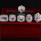 A Set 2001 2003 2004 2014 2016 2017 New England Patriots Super Bowl Championship rings Size 11