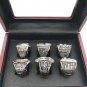 A Set 2001 2003 2004 2014 2016 2018 New England Patriots Super Bowl Championship rings Size 11