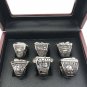 A Set 2001 2003 2004 2014 2016 2018 New England Patriots Super Bowl Championship rings Size 11