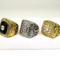 A set 1970 1972 2011 Boston Bruins Stanley Cup Championship rings Size 11 Back Solid
