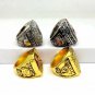 A Set 1985 2000 2015 2016 Oklahoma Sooners Championship rings Size 11 Back Solid