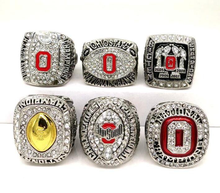 A set 2002 2005 2010 2014 Ohio State Buckeyes Big Ten Championship ...