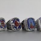 A Set 2004 2007 2013 2018 Boston Red Sox World Series Championship rings Size 9