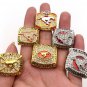 6Pcs Calgary Stampeders Grey Cup Championship Rings Size 11