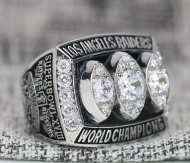 Size 9 Los Angeles Raiders 1983 XVIII Super bowl championship ring