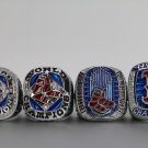 Size 12 A Set 2004 2007 2013 2018 Boston Red Sox World Series Championship rings