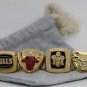 Size 14 A Set Chicago Bulls Jordan Basketball Championship rings Total 6Pcs