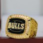 Size 9 Chicago Bulls 1992 Jordan Basketball Championship Copper ring with Wooden Box
