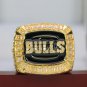 Size 10 Chicago Bulls 1992 Jordan Basketball Championship Copper ring with Wooden Box