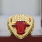 Size 11 Chicago Bulls 1993 Jordan Basketball Championship Copper ring with Wooden Box
