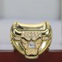 Size 14 Chicago Bulls 1997 Jordan Basketball Championship Copper ring with Wooden Box