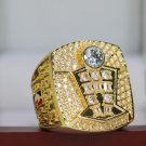 Size 12 Chicago Bulls 1998 Jordan Basketball Championship Copper ring with Wooden Box