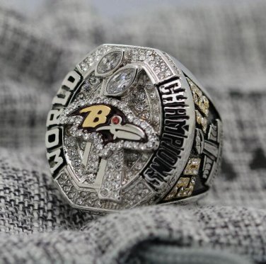Size 8 Baltimore Ravens 2012 Super Bowl Championship ring