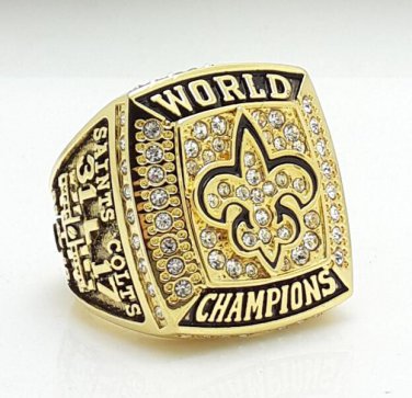 Size 9 New Orleans Saints 2009 Super Bowl Championship ring