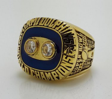 Size 10 Miami Dolphins 1973 Super Bowl Championship ring