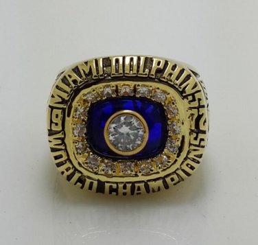 Size 8 Miami Dolphins 1972 Super Bowl Championship ring
