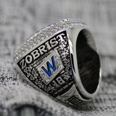 ZOBRIST Size 8 Chicago Cubs 2016 World Series Championship ring