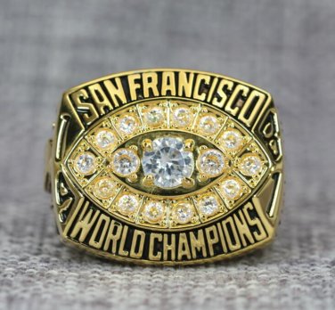 Size 8 San Francisco 49ers 1981 Super Bowl Championship ring