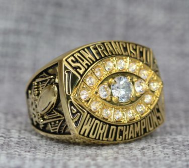 Size 9 San Francisco 49ers 1981 Super Bowl Championship ring