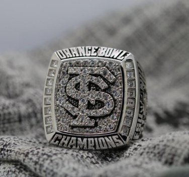 Size 8 Florida State Seminoles 2013 Orange Bowl Championship ring