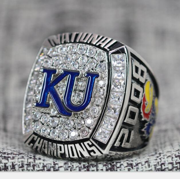 Size 11 Kansas Jayhawks 2008 Basketball National Championship ring