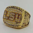 Size 10 Louisiana State LSU Tigers 2003 SEC National Championship ring