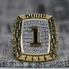 Size 11 Oklahoma Sooners 2000 Orange Bowl National Championship ring