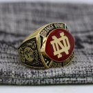 Size 12 Notre Dame Fighting Irish 1990 Orange Bowl Championship ring