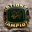 Size 12 Notre Dame Fighting Irish 1977 Cotton Bowl Championship ring