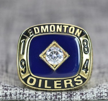 Size 14 Edmonton Oilers 1984 Stanley Cup Championship ring