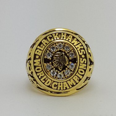 Size 14 Chicago Blackhawks 1961 Stanley Cup Championship ring