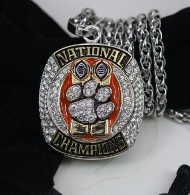 2018 Clemson Tigers National Championship Pendant