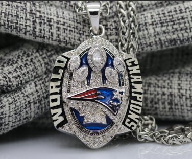 2016 New England Patriots super bowl Championship Pendant