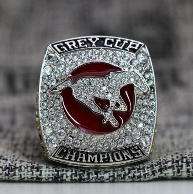 Size 8 Calgary Stampeders 106th 2018 CFL Grey Cup Championship ring