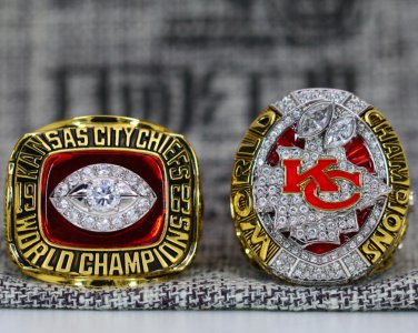 Size 9 Kansas City Chiefs 1969 2019 Super Bowl Championship rings Official Style