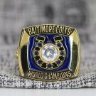 Size 8 Baltimore Colts 1970 Super Bowl Championship ring