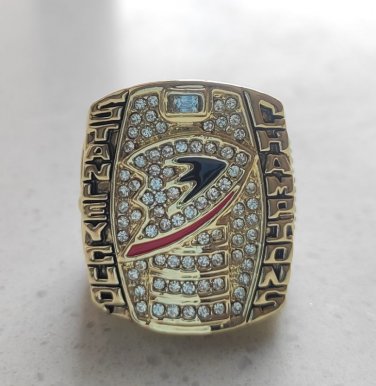 Anaheim Ducks 2007 Stanley Cup championship ring Selanne size 11 US Back Solid