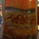 FAIR TRADE DECOR, Glass Candle Holder Orange 1349