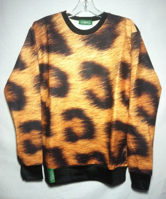 3D Sweatshirt Tiger Stripe Animal Print Long Sleeve by Cali West Boutique