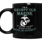 Veteran Mug I Am A Grumpy Old Marine My Level Of Sarcasm Depends on