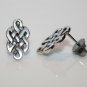 HANDCRAFTED STERLING SILVER CELTIC KNOT EARRING & PENDANT SETÂ